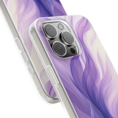 Amethyst Silk Waves · Soft Phone Case for iPhone