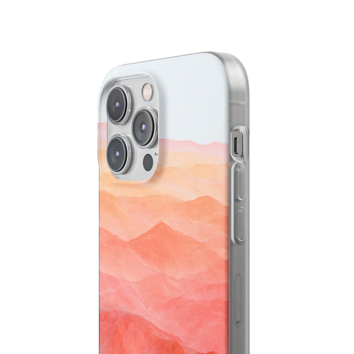 Alpenglow Ridge Vista · Lite Phone Case for iPhone ·  Orange