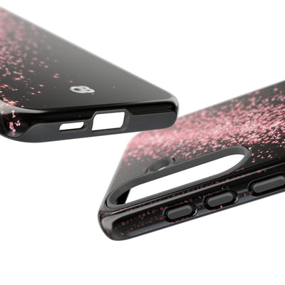 Rose Digital Cascade · Tough Phone Case for Samsung · Pink