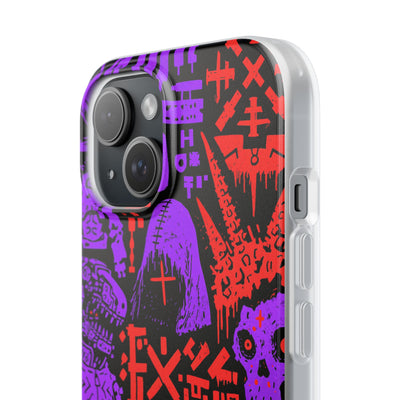 Underground Cyber Glyphs · Lite Phone Case for iPhone ·  Black