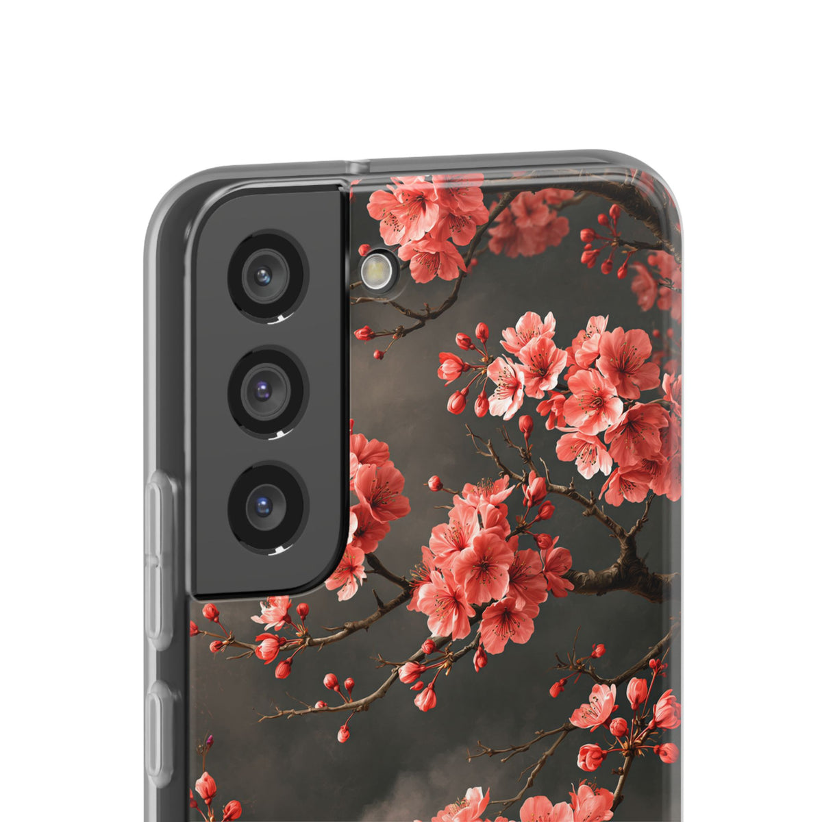 Dark Sakura Nocturne · Lite Phone Case for Samsung · Black