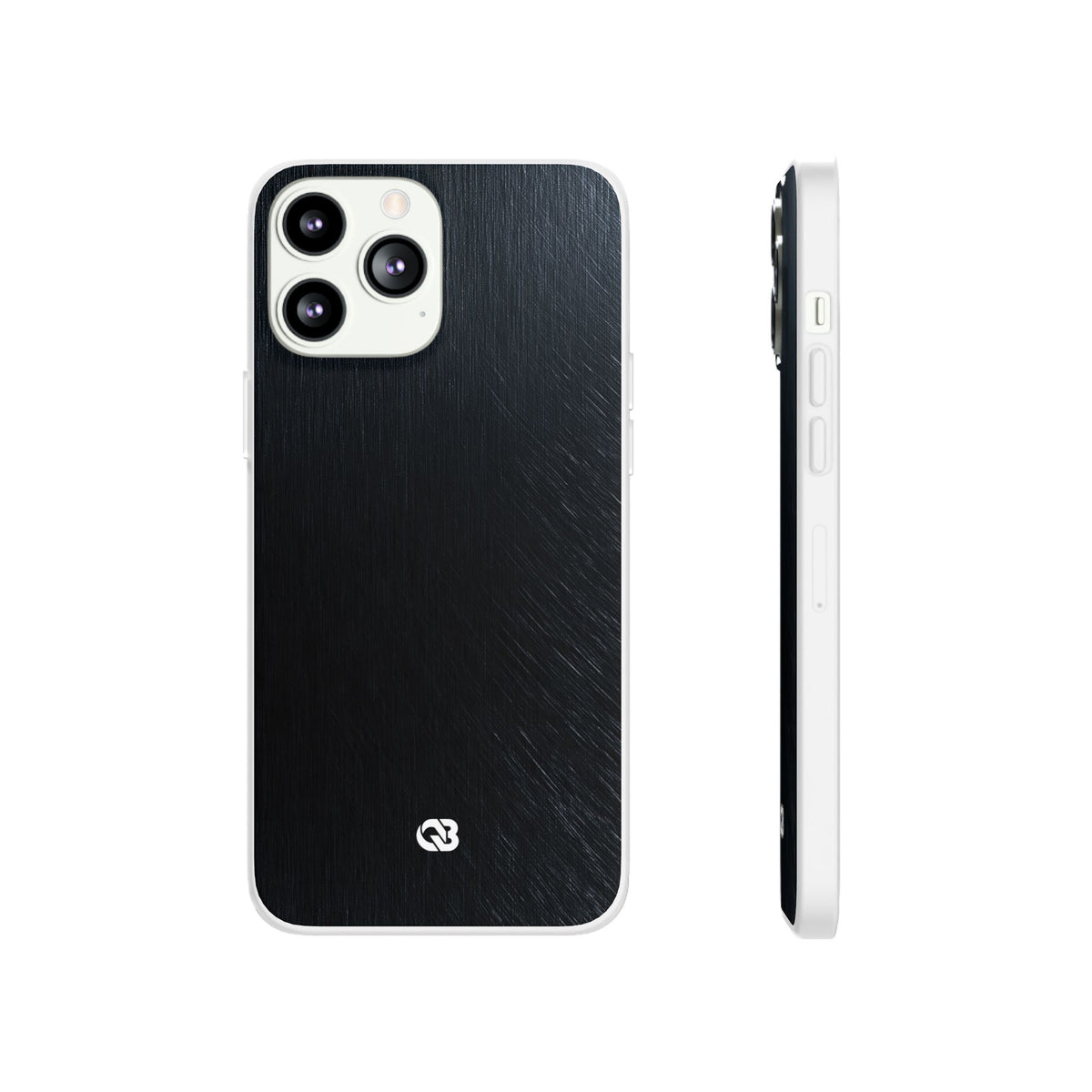 Brushed Obsidian Steel · Lite Phone Case for iPhone ·  Black