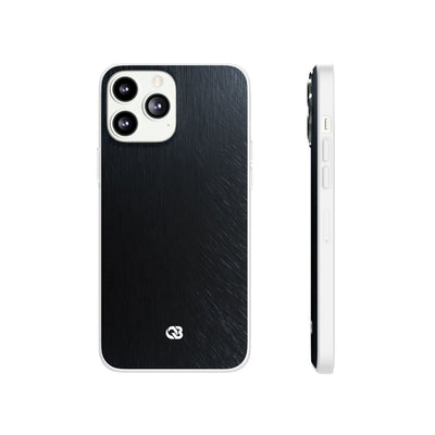 Brushed Obsidian Steel · Lite Phone Case for iPhone ·  Black