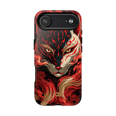 Crimson Kitsune Spirit · Tough 2.0 Magnetic Phone Case for iPhone · Red