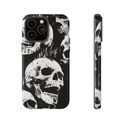 Punk Skull Riot · Tough Phone Case for iPhone · Black