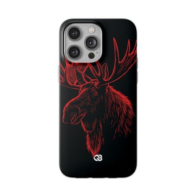 Nordic Elk · Lite Phone Case for iPhone ·  Black