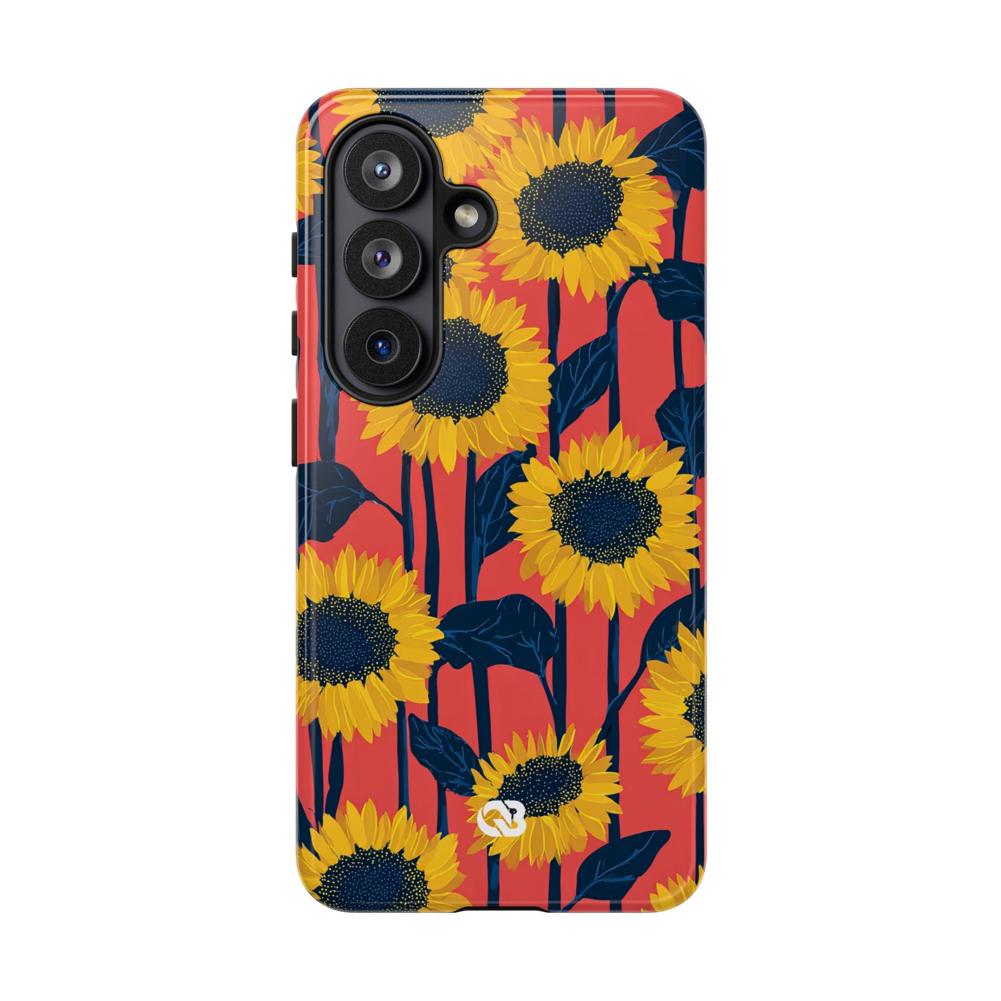 Solar Navy Bloom · Tough Phone Case for Samsung