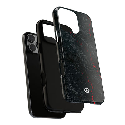Crimson Rift · Tough Phone Case for iPhone · Black