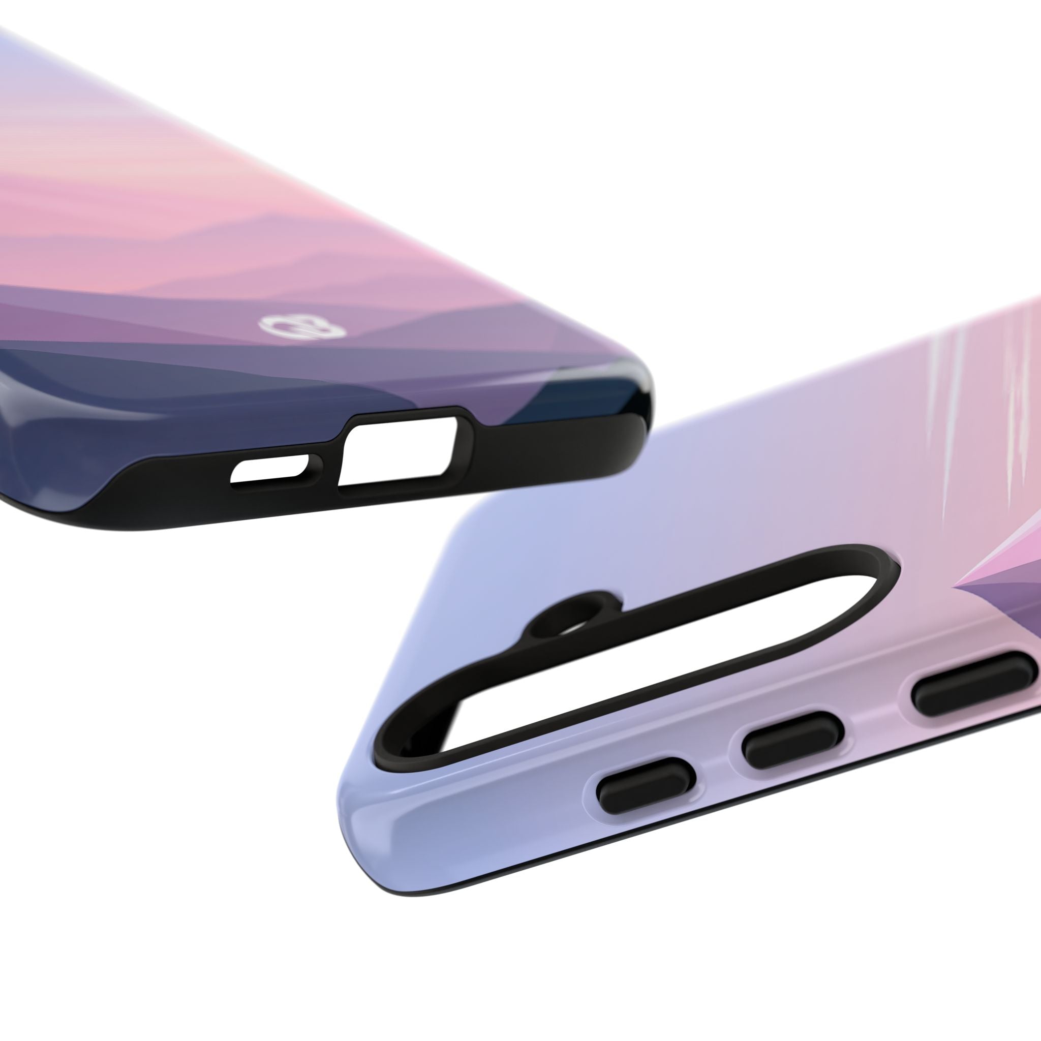 Purple Tough Phone Case for Samsung - Lavender Alpine Dawn
