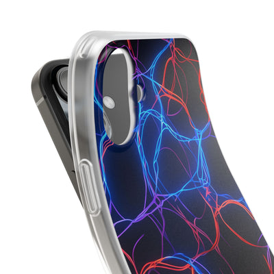 Electric Synapse Glow · Soft Handyhülle für iPhone