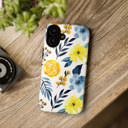 Yellow Blossom iPhone 16 Plus Case - Tough