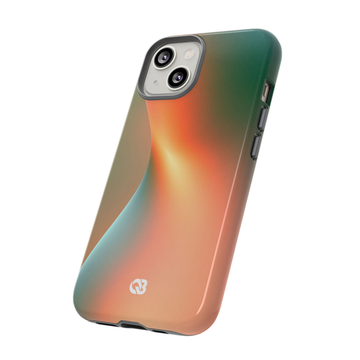 Radiant Contour · Tough Phone Case for iPhone · Orange