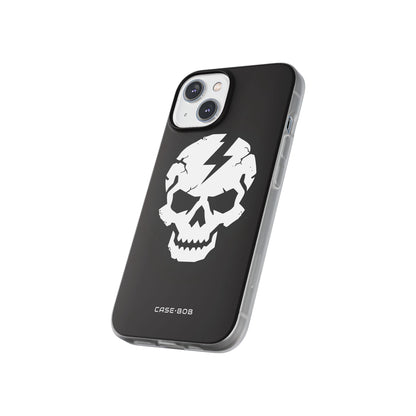 Lightning Skull iPhone 14 Case - Soft