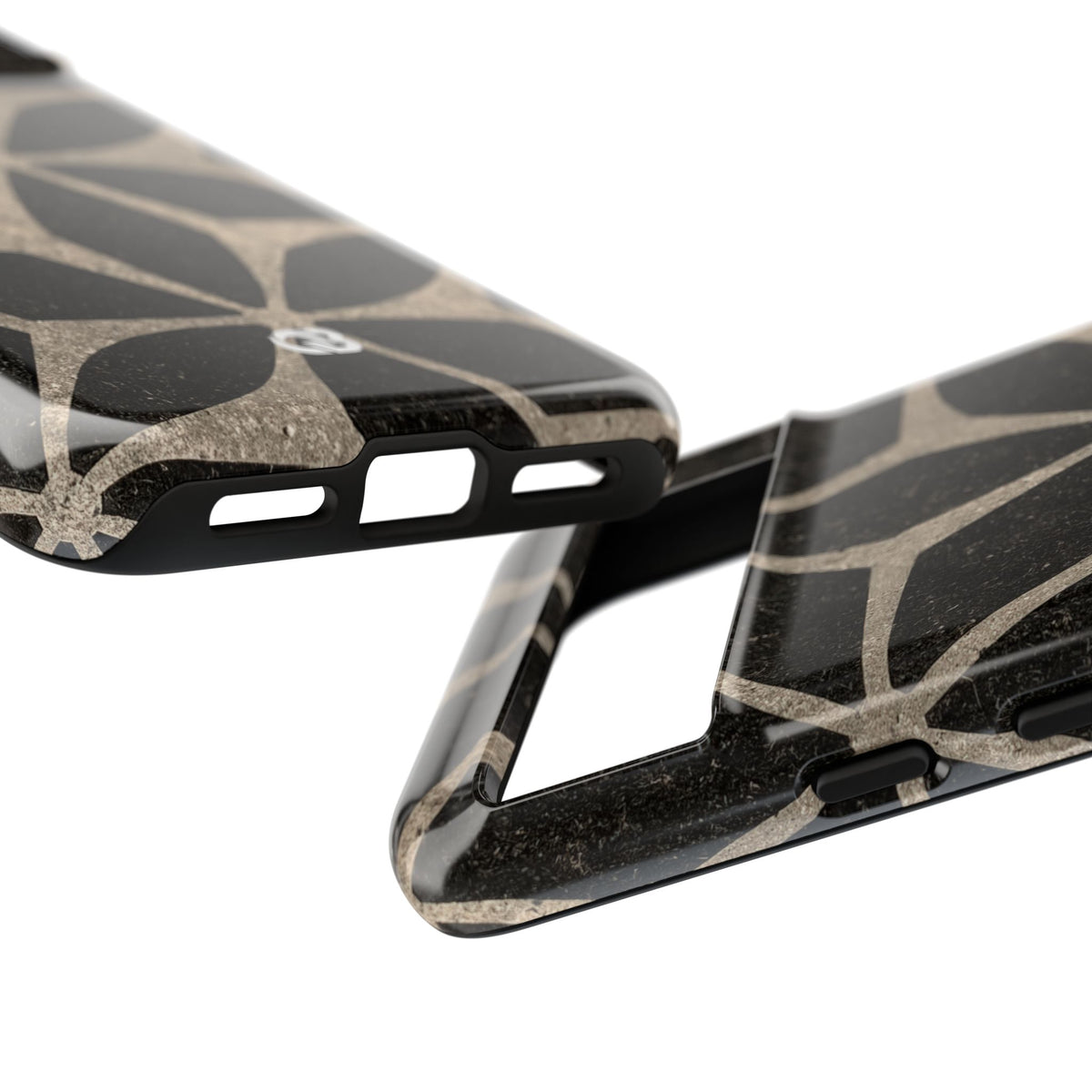 Concrete Mosaic Star · Tough Phone Case for Pixel ·  Black