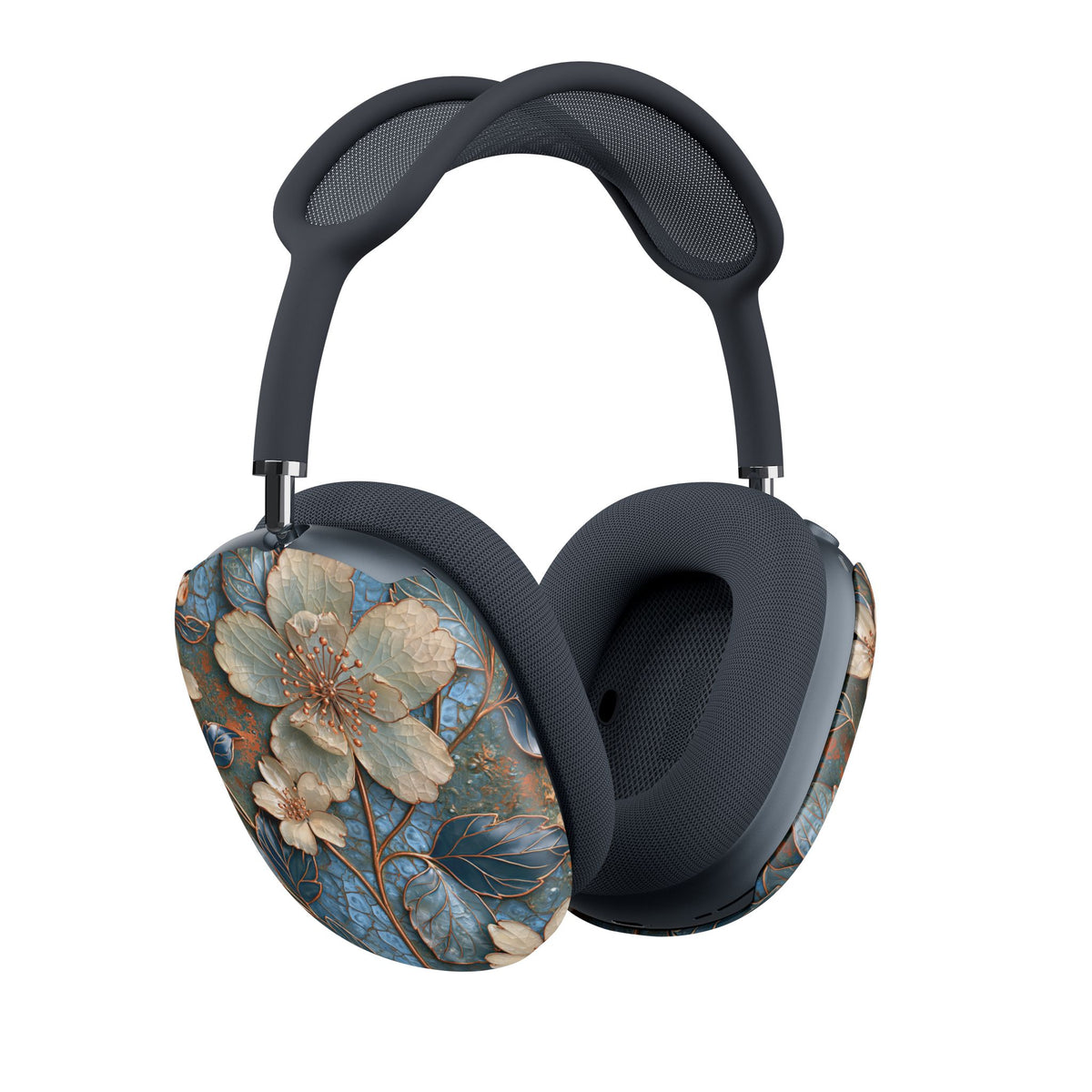 Gilded Blossom Reverie · Hard Case for AirPods Max · Teal