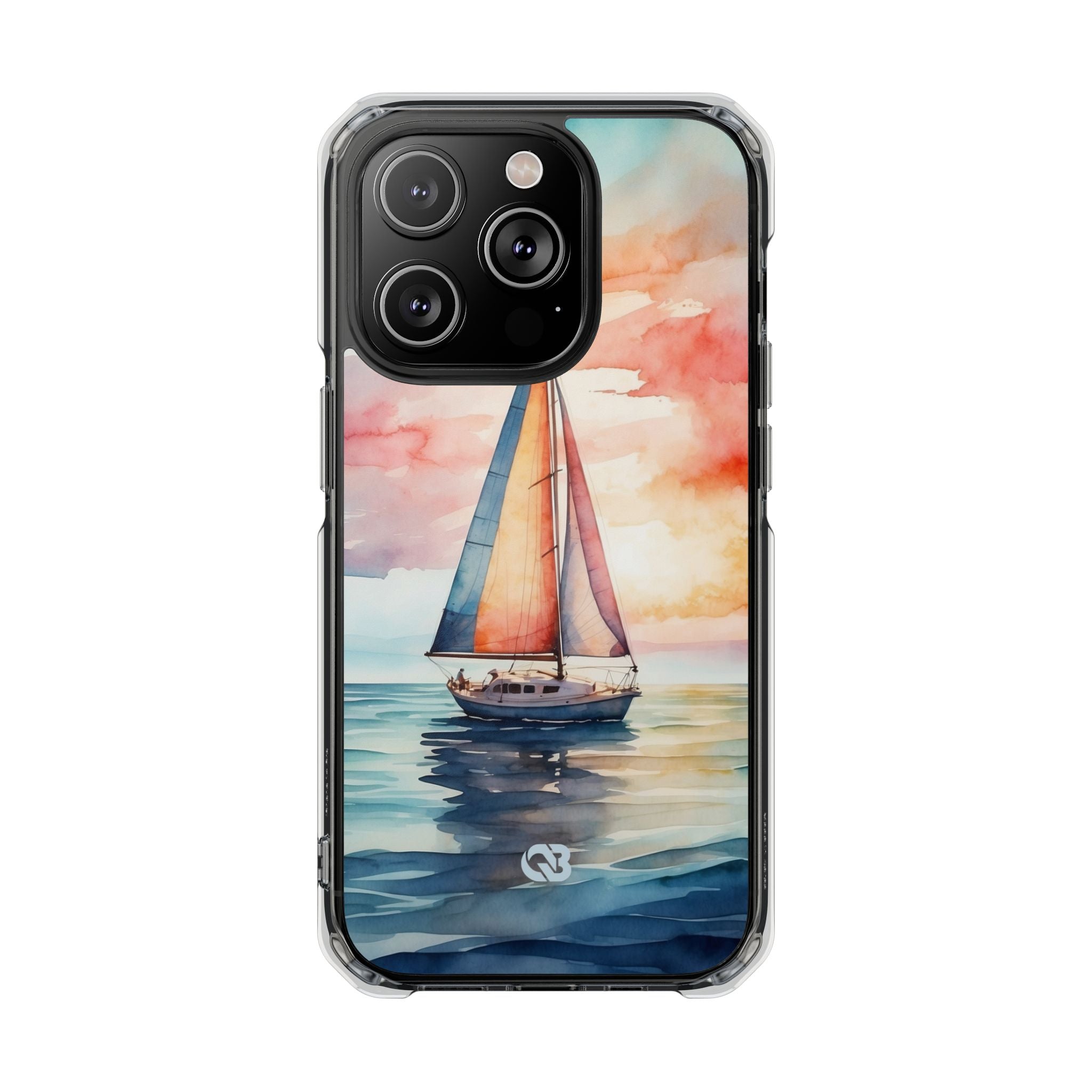 Crimson Horizon Sail · Impact Phone Case for iPhone · Magsafe