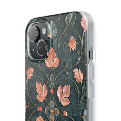 Florentine Rose Arabesque · Lite Phone Case for iPhone ·  Green
