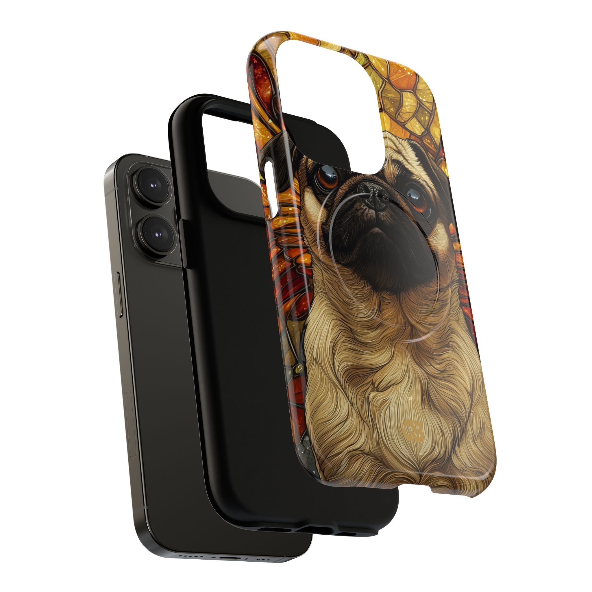Amber Pug Divinità · Tough+ Custodia per iPhone · Magsafe