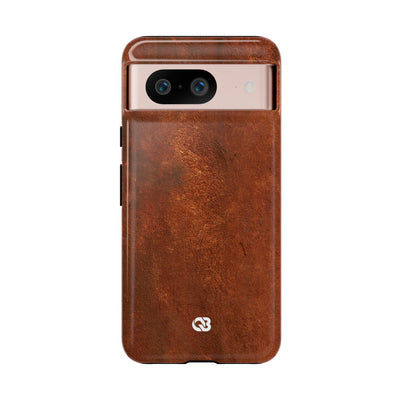 Orange Tough Phone Case for Google Pixel - Oxidized Iron Crust