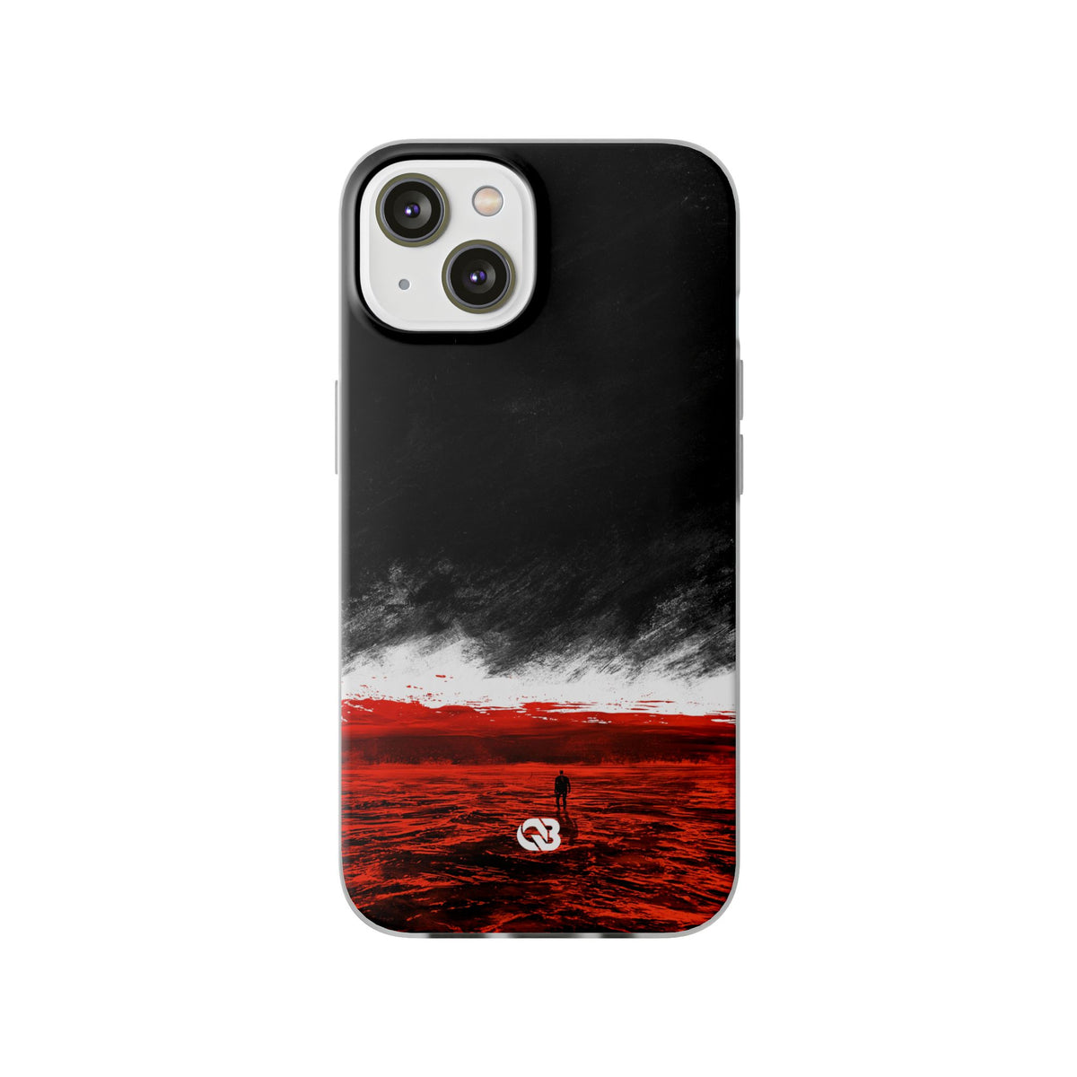 Crimson Horizon · Lite Phone Case for iPhone ·  Black