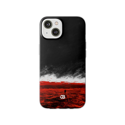 Crimson Horizon · Lite Phone Case for iPhone ·  Black