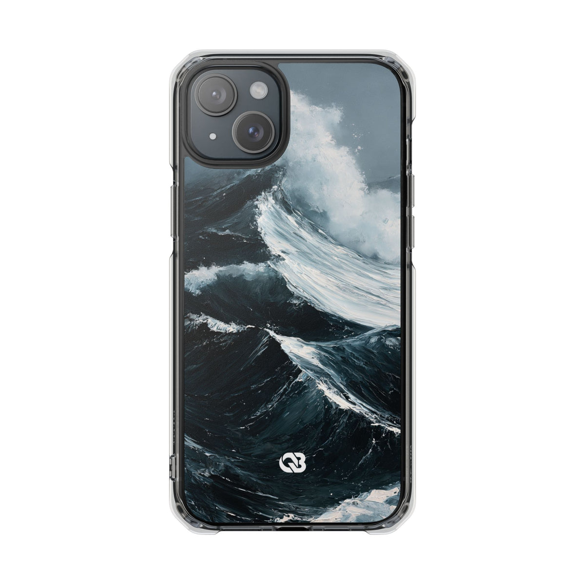 Nordic Swell · Clear Impact Magnetic Phone Case for iPhone · Blue