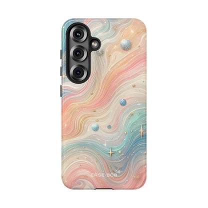 Iridescent Swirls Samsung S25 Case - Tough