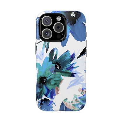 Blue Bloom iPhone 16 Pro Case - Tough