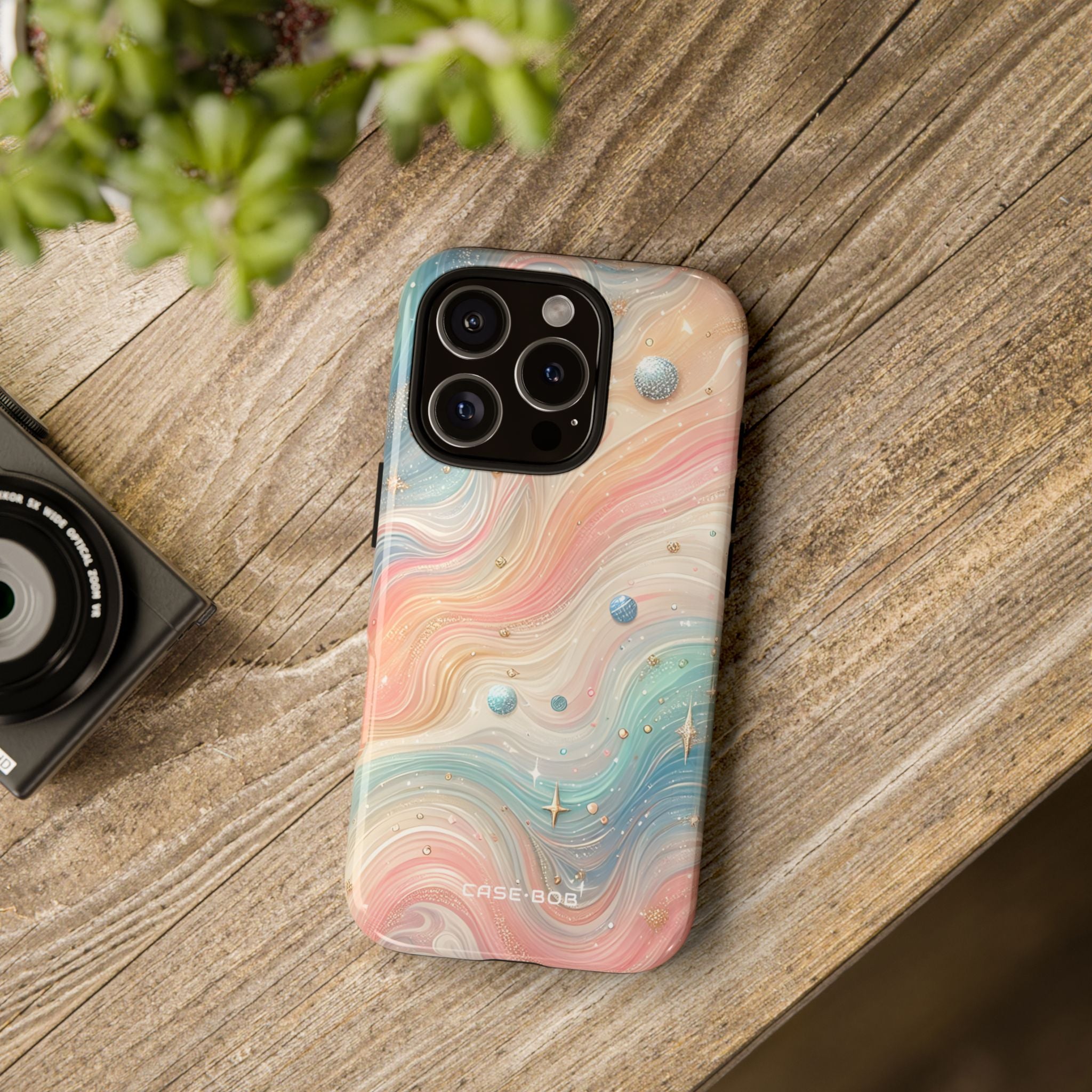 Gilded Swirls iPhone 16 Pro Case - Tough
