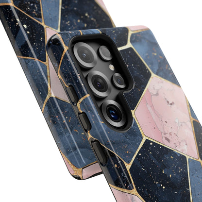 Gul mosaik Samsung S25 Ultra cover - Tough