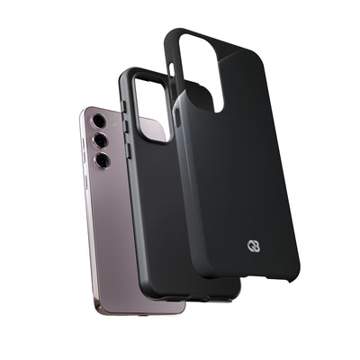 Black Tough Phone Case for Samsung - Obsidian Lunar Arch
