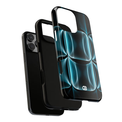 Translucent Cyber Grid · Tough Phone Case for iPhone · Teal