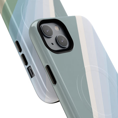 Green Tough 2.0 Magsafe Phone Case for iPhone - Sage Prism Beam