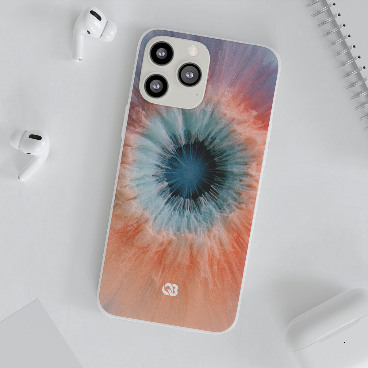 Radiant Aura Core · Lite Phone Case for iPhone ·  Orange