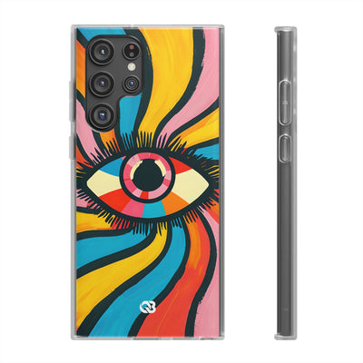 Vivid Gaze Burst · Soft Handyhülle für Samsung