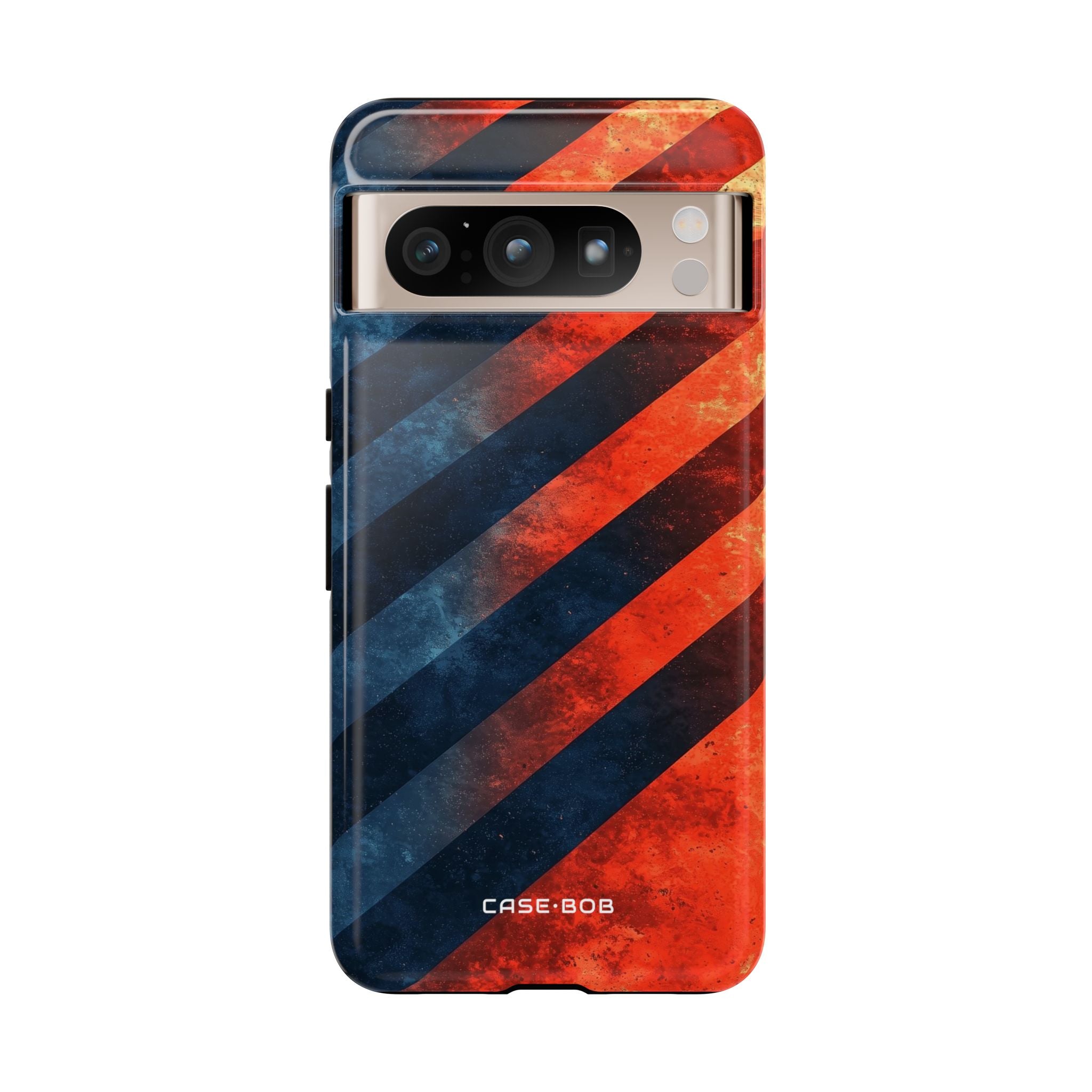 Diagonale Streifen Blaze Google Pixel 8 Pro Case - Tough