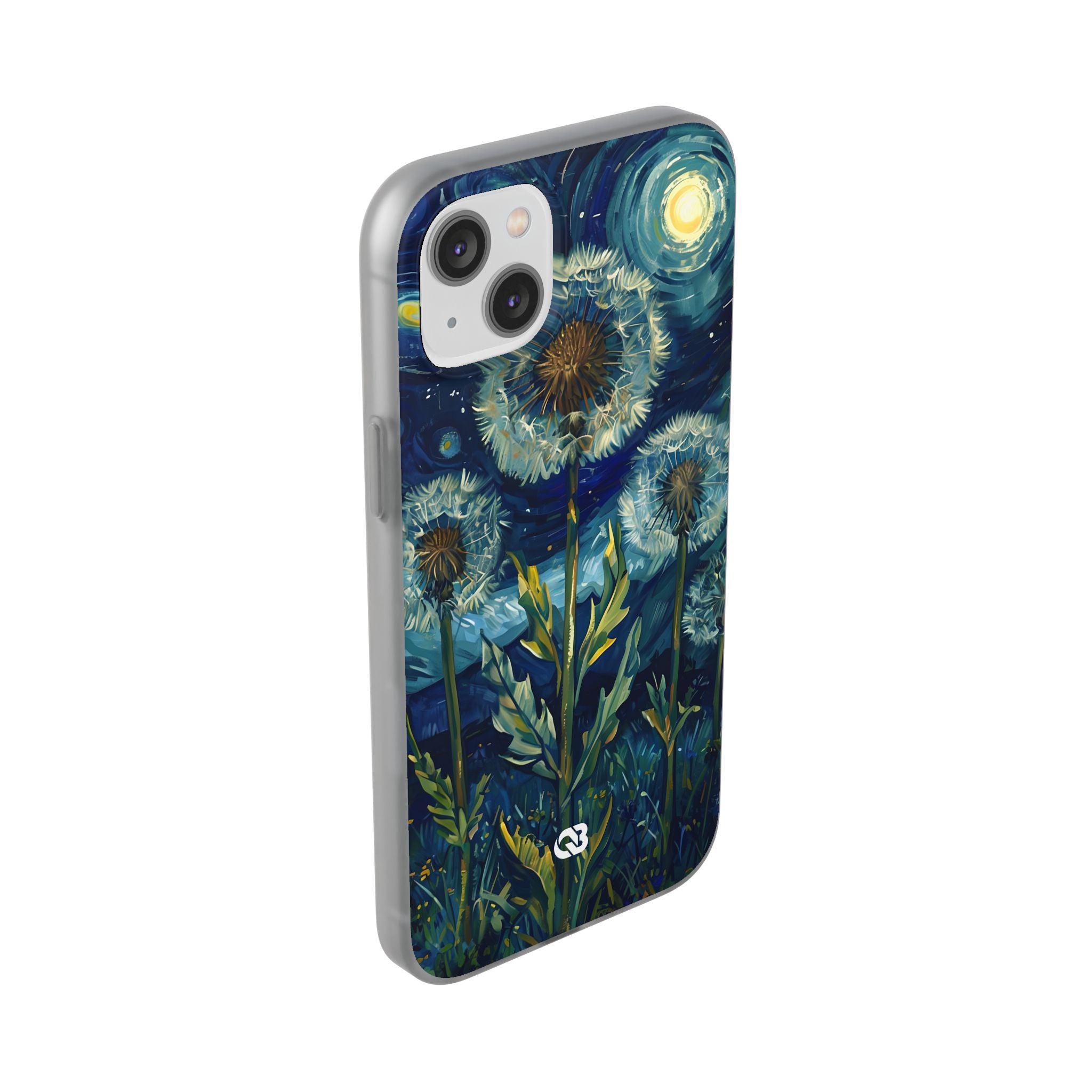 Starry Dandelion Swirl · Soft Phone Case for iPhone
