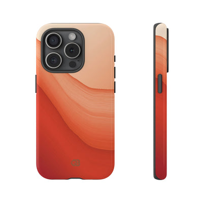 Terracotta Flow · Tough Phone Case for iPhone · Orange