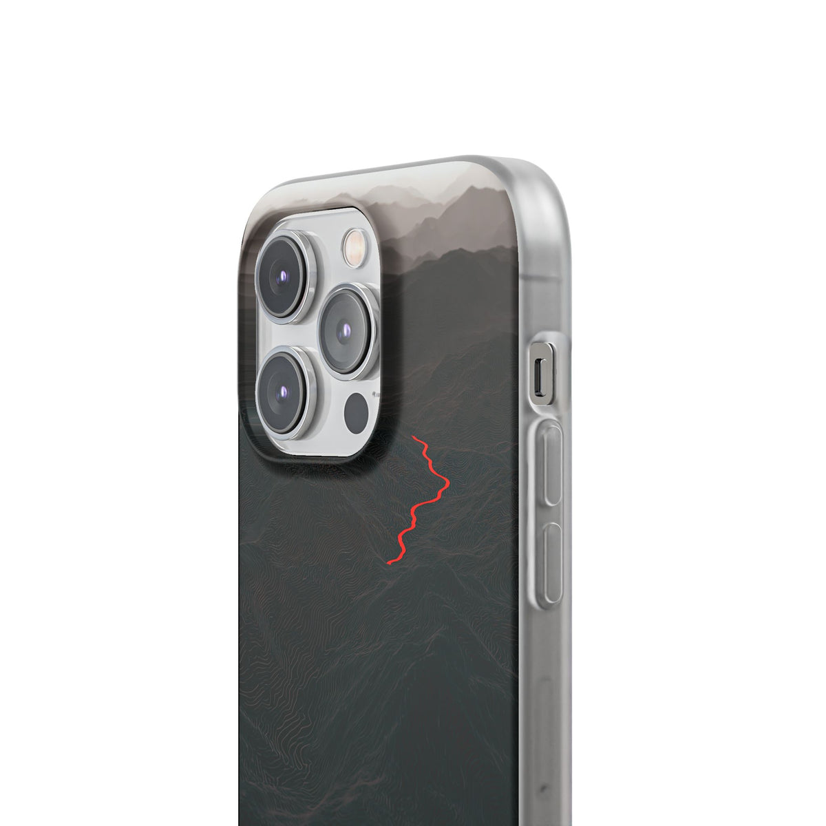 Crimson Ridge Pass · Lite Phone Case for iPhone ·  Black