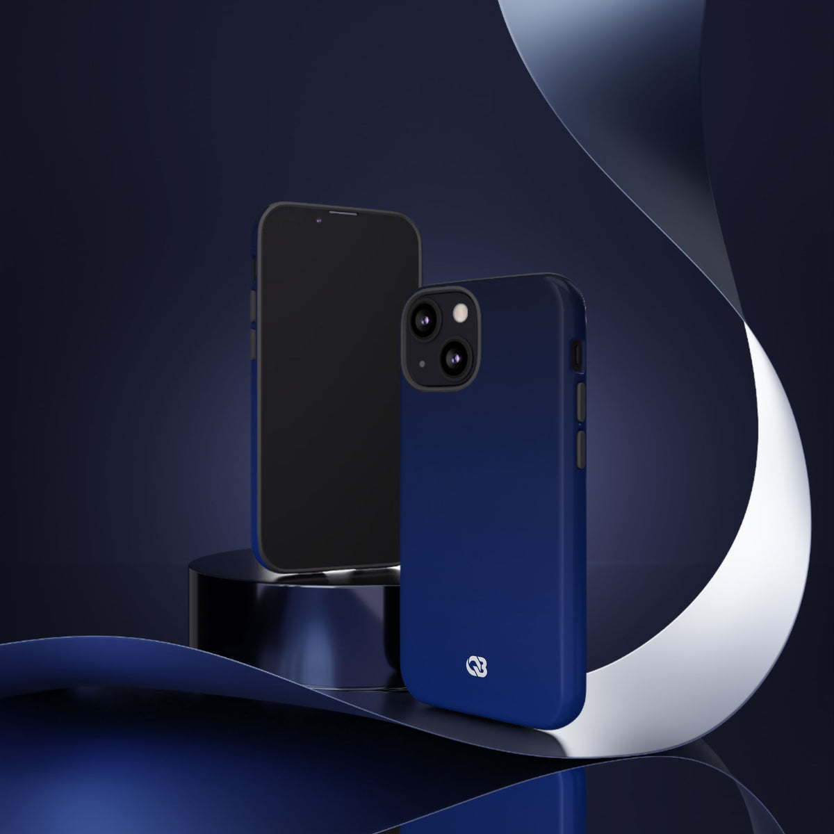 Midnight Cobalt Gradient · Tough Phone Case for iPhone · Blue