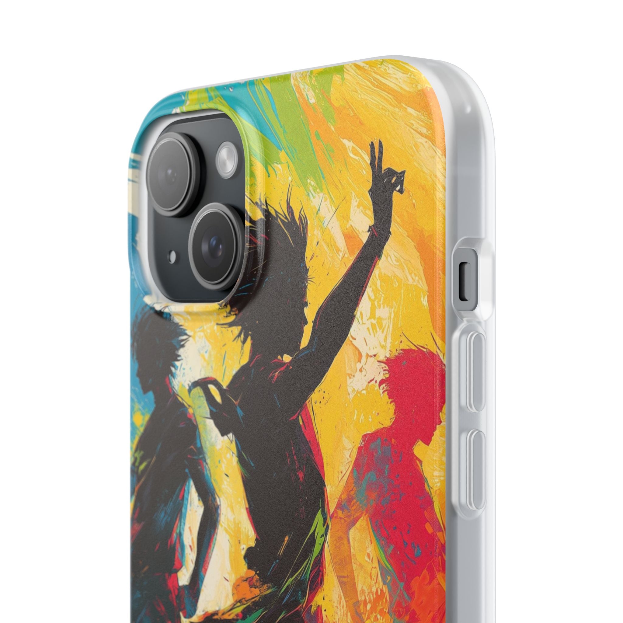 Electric Motion Blur · Soft Phone Case for iPhone