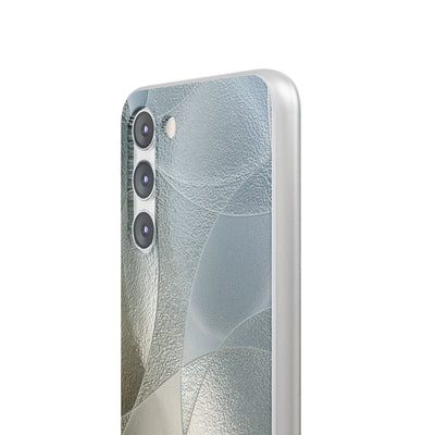 Silver Lite Phone Case for Samsung - Frosted Silver Mosaic
