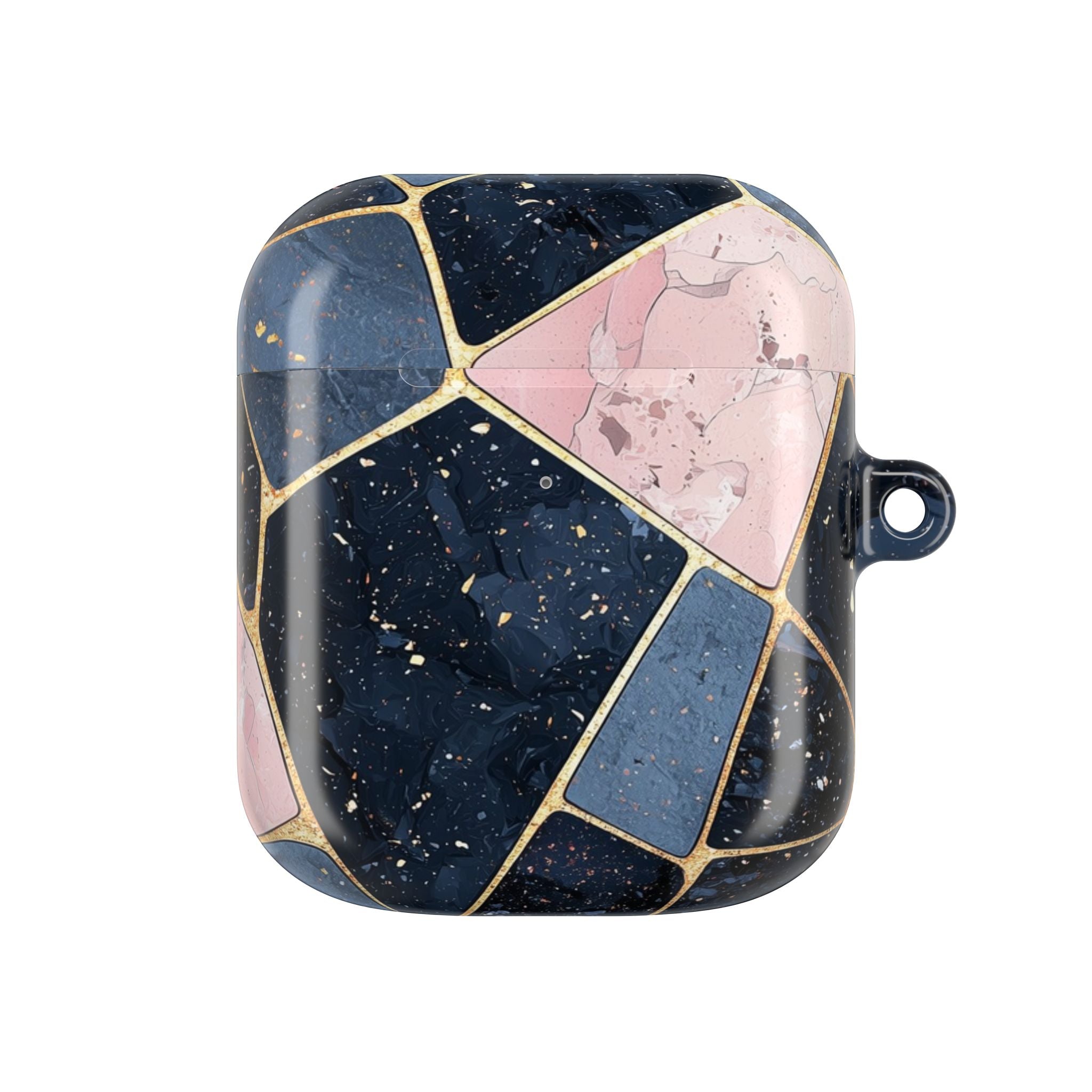 Golden Mosaic Navy - AirPods Cover