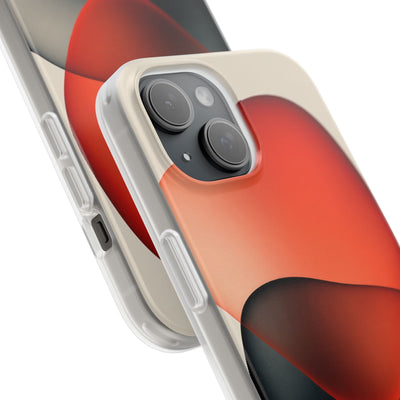 Translucent Crimson Form · Lite Phone Case for iPhone ·  Red