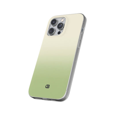 Green Lite Phone Case for iPhone - Bone Sage Fade