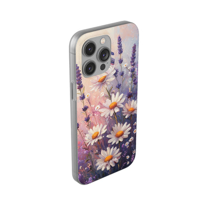 Daisy Lavender Bloom iPhone 14 Pro Max Case - Soft