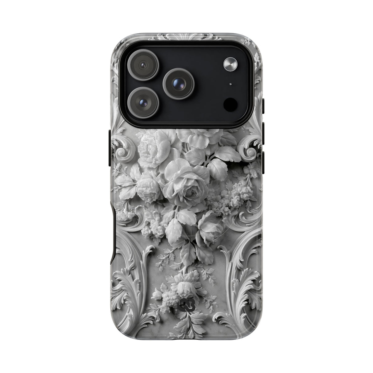 Rococo Marble Rose · Tough 2.0 Magnetic Phone Case for iPhone · White