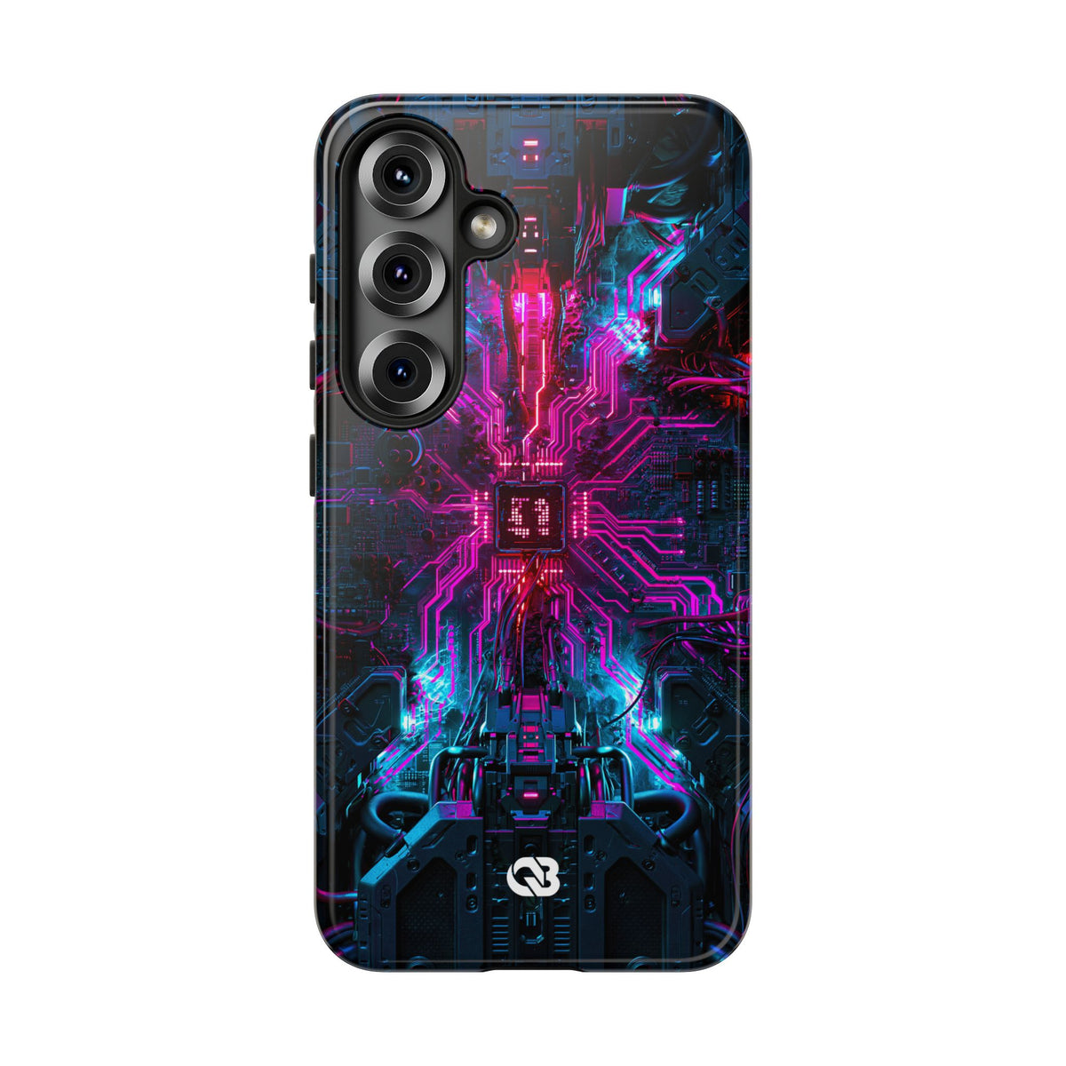 Neural Circuit Core · Tough Phone Case for Samsung · Black