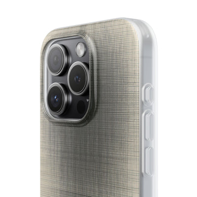 Beige Lite Phone Case for iPhone - Carbon Screen Grid