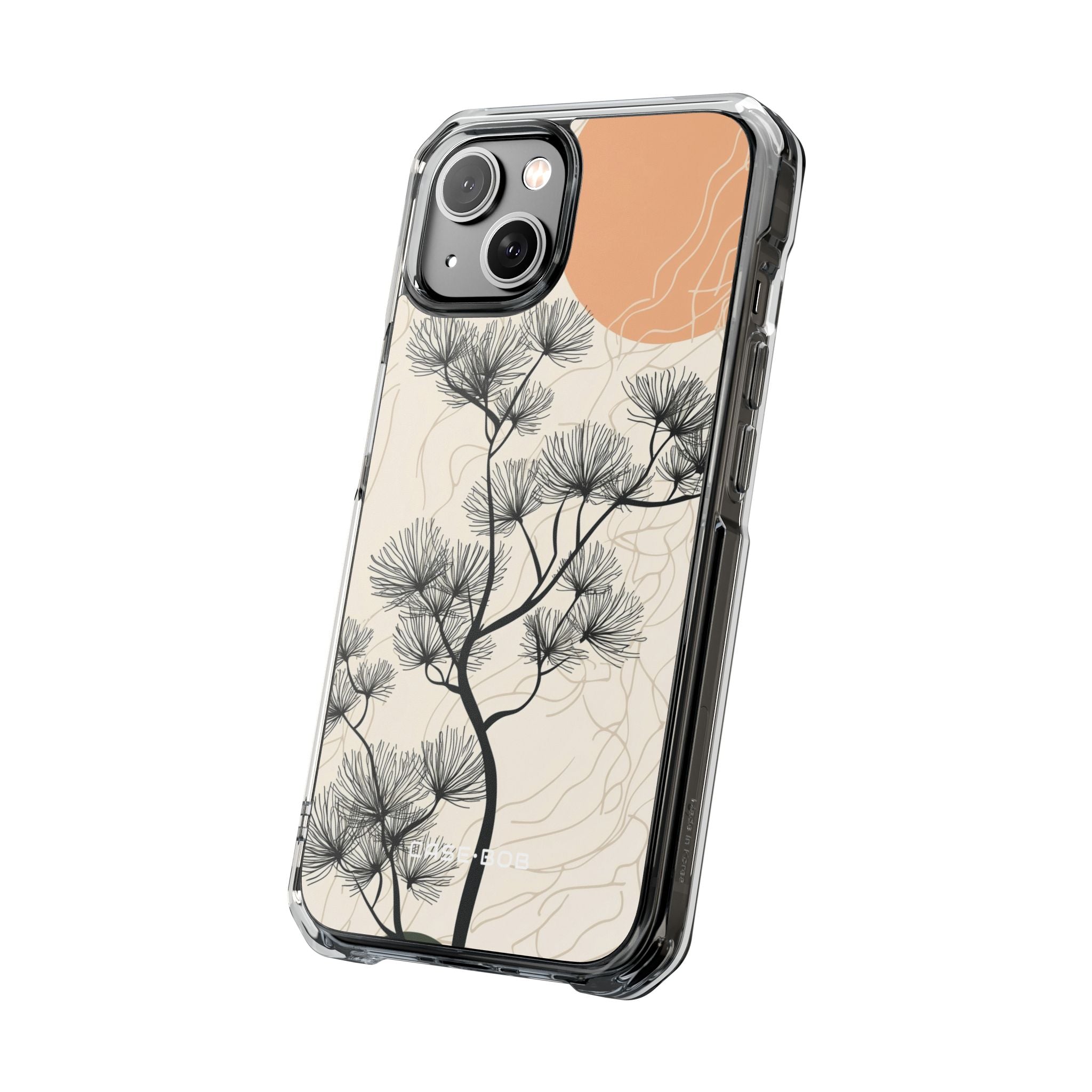 Spiky Tree Sunset iPhone 14 Cover - Impact